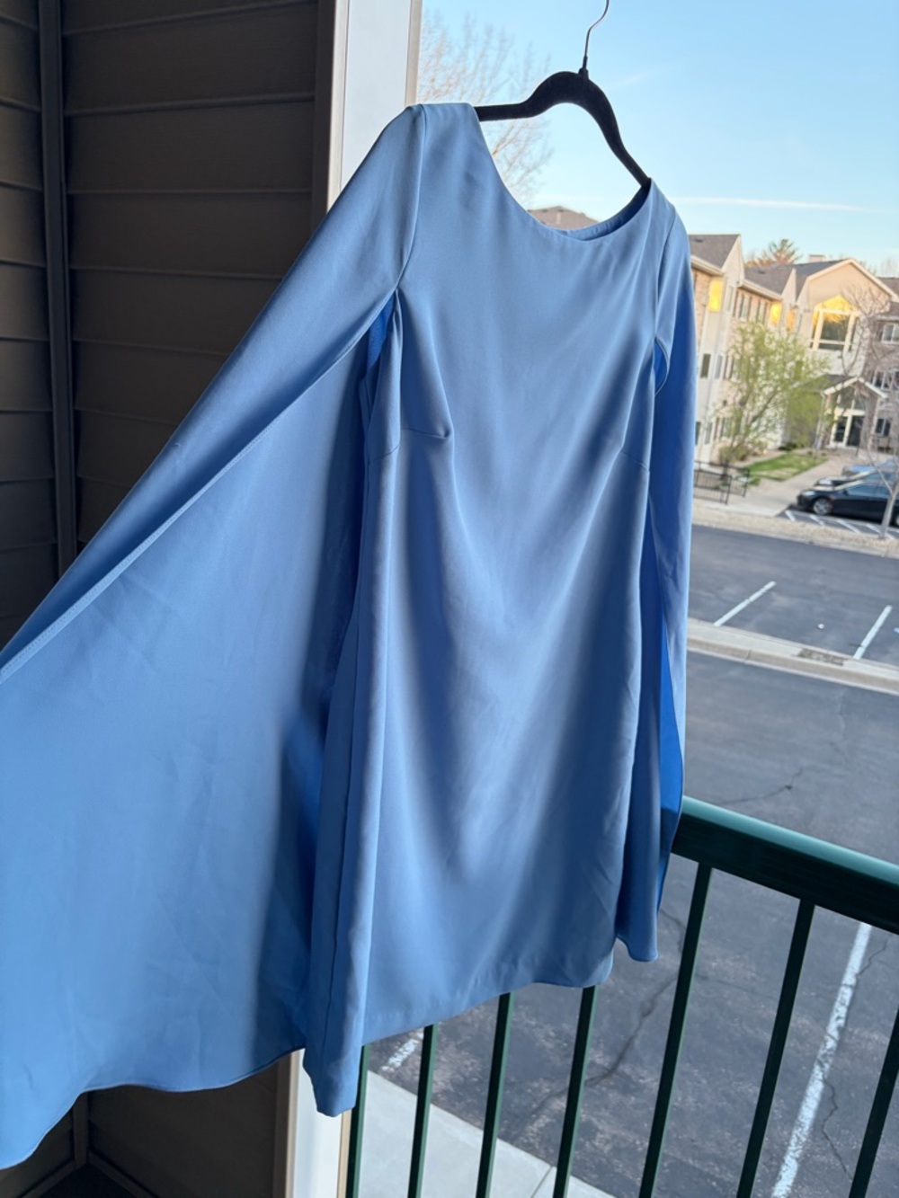 🆕✨ Lauren Ralph Lauren Blue Mini Dress Elegant Cocktail Party Bridal Size 6 - Picture 8 of 17